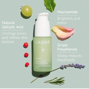 Caudalie Vinopure Skin Perfecting Acne Serum 30ml 1 fl oz Salicylic Acid NIB